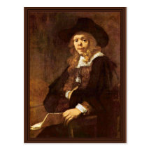 Portrait de Gerard De Lairesse By Rembrand Cartes Postales