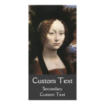 Portrait de Ginevra de Benci Photocarte Customisée