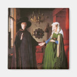 Portrait de Giovanni Arnolfini et son épouse Magnets Pour Réfrigérateur