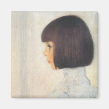 Portrait de Gustav Klimt de Helene Klimt Magnets