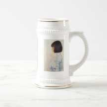 Portrait de Gustav Klimt de Helene Klimt Stein Mugs À Café