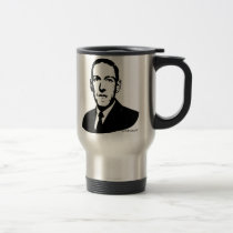 Portrait de HP Lovecraft tasses