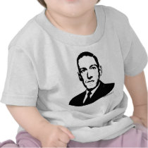 Portrait de HP Lovecraft t-shirts