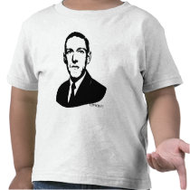 Portrait de HP Lovecraft t-shirts