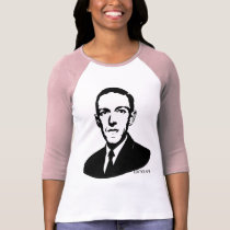 Portrait de HP Lovecraft t-shirts