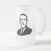 Portrait de HP Lovecraft tasses