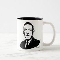 Portrait de HP Lovecraft tasses