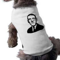 Portrait de HP Lovecraft vêtements pour animaux domestiques