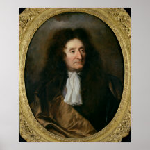 Portrait de Jean de La Fontaine Posters