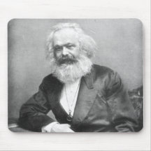Portrait de Karl Marx Tapis De Souris