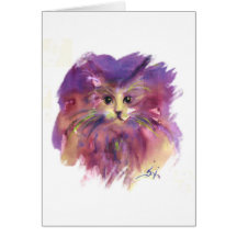 PORTRAIT DE KITTY CARTES DE VŒUX