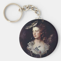 Portrait de la fille des artistes, Mary Gainsborou Porte-clé