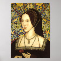 Portrait de la Reine Anne Boleyn Posters