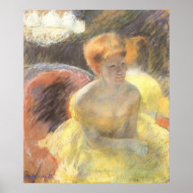 Portrait de Lydia à l'opéra par Mary Cassatt Posters