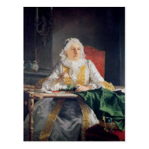 Portrait de Madame Antoine Crozat, 1741 Carte Postale
