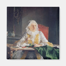Portrait de Madame Antoine Crozat, 1741 Magnets Pour Réfrigérateur