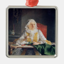 Portrait de Madame Antoine Crozat, 1741 Ornements
