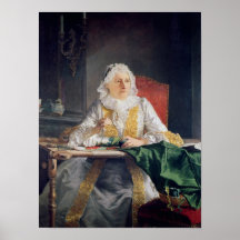 Portrait de Madame Antoine Crozat, 1741 Posters