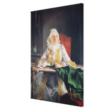 Portrait de Madame Antoine Crozat, 1741 Impression Sur Toile