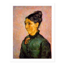 Portrait de Madame Trabuc, Vincent van Gogh Cartes Postales