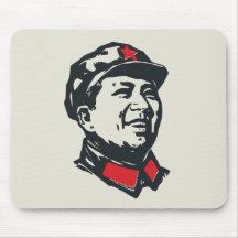 Portrait de Mao de Président Tapis De Souris