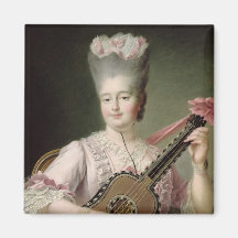 Portrait de Marie-Clothilde de la France Aimants Pour Réfrigérateur