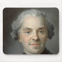Portrait de Maurice, Comte de Saxe 1747 Tapis De Souris