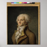 Portrait de Maximilien de Robespierre Posters