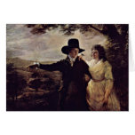 Portrait de monsieur John et de Madame Clerk By mo Carte De Vœux