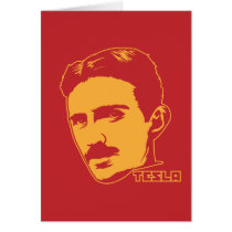 Portrait de Nikola Tesla cartes