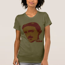 Portrait de Nikola Tesla t-shirts