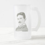 Portrait de Nikola Tesla Tasse