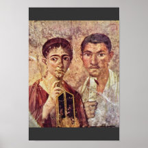 Portrait de Paquius Proculus et son épouse par Mei Affiche