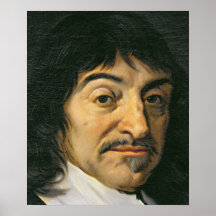 Portrait de Rene Descartes c.1649 Posters