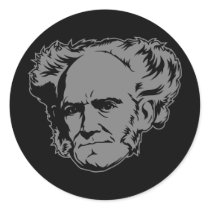 Portrait de Schopenhauer autocollants