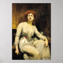 Portrait de Severine 1893 Posters