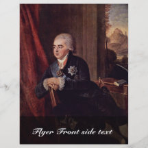 Portrait de Th de prince Alexei Kurakin Chancellor Prospectus Personnalisés