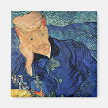Portrait de Van Gogh de docteur Gachet Magnet Aimants