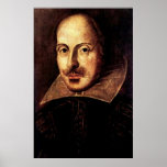 Portrait de William Shakespeare Posters