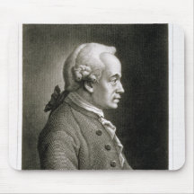 Portrait d'Emmanuel Kant, philosophe allemand Tapis De Souris
