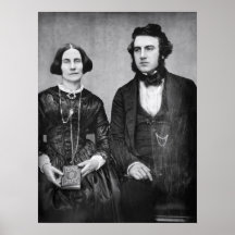 PORTRAIT des COUPLES C. 1845 MARRIED Affiche