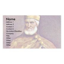 Portrait du doge Andrea Gritti par Tizian Carte De Visite