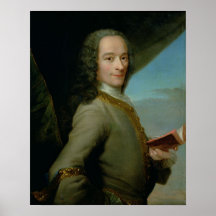 Portrait du jeune Voltaire Posters