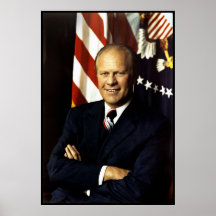 Portrait du Président Gerald Ford Posters