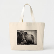 Portrait d'un Angus Sac De Toile