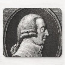 Portrait d'un médaillon d'Adam Smith Tapis De Souris