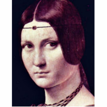 Portrait d'une jeune femme (belle Ferronière de La Photo En Relief
