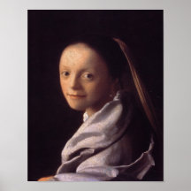 Portrait d'une jeune femme poster