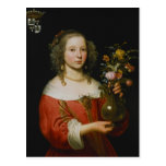 Portrait d'une jeune fille cartes postales