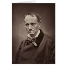 Portrait Étienne Carjat de Charles Pierre Baudelai Cartes